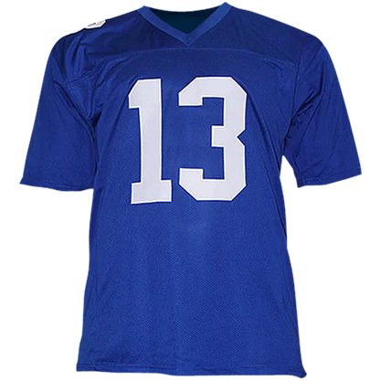 Autographed New York Giants Odell Beckham Jr. Blue #13 Custom Jersey WorthVee