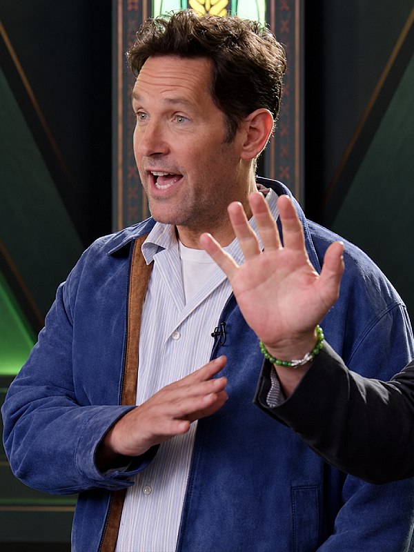 Avengers Doomsday 2026 Paul Rudd Blue Suede Jacket