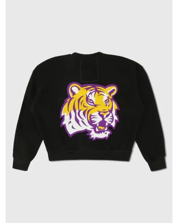 Aviator Nation x LSU Relaxed Crewneck Black Sweatshirt - view 2