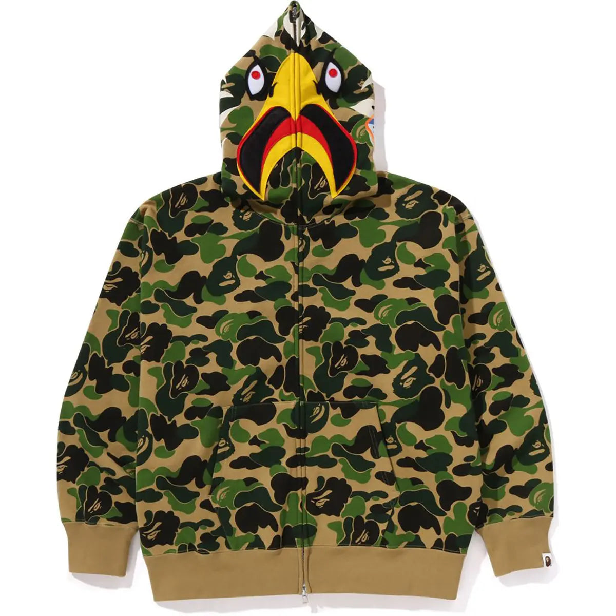 Bape X Readymade Abc Camo Eagle Relaxed Fit Full Zip Hoodie Mens Clanton Jacket
