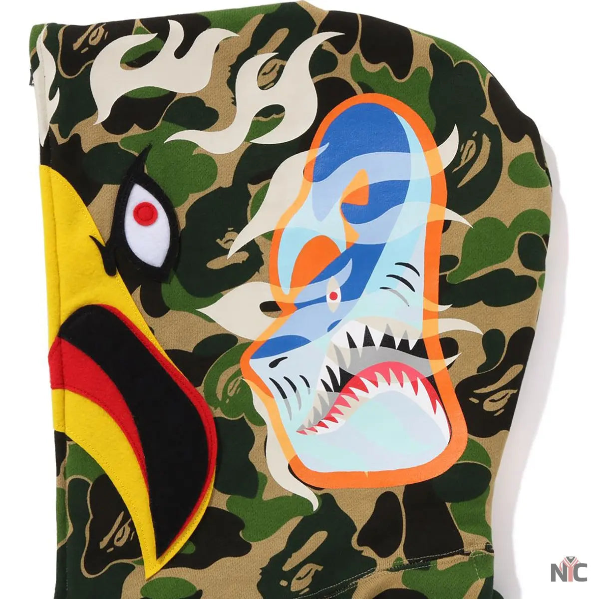 Bape X Readymade Abc Camo Eagle Relaxed Fit Full Zip Hoodie Mens Clanton Jacket