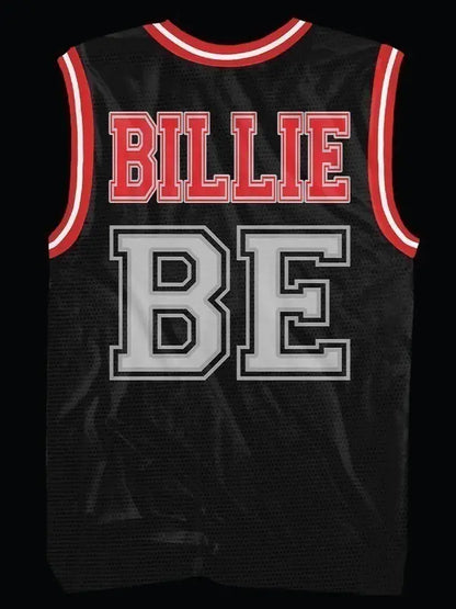 Billie Eilish Red And Black Jersey
