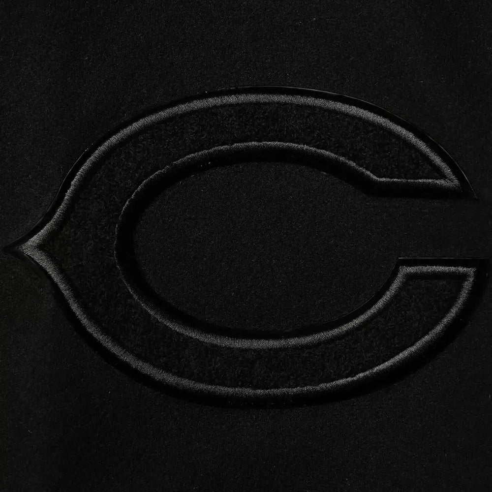 Chicago Bears Logo Varsity Jacket - back view