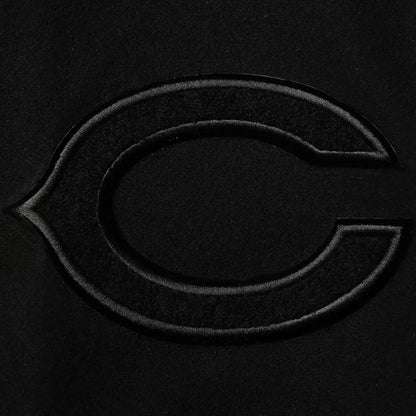 Chicago Bears Logo Varsity Jacket - back view
