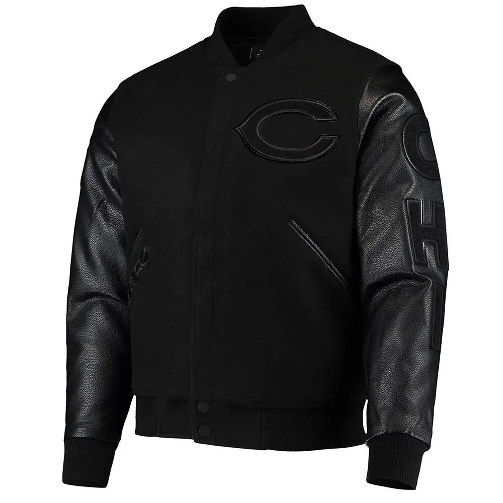 Chicago Bears Logo Varsity Jacket