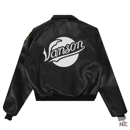 Black Heights Vanson Leather Jacket Clanton Jacket
