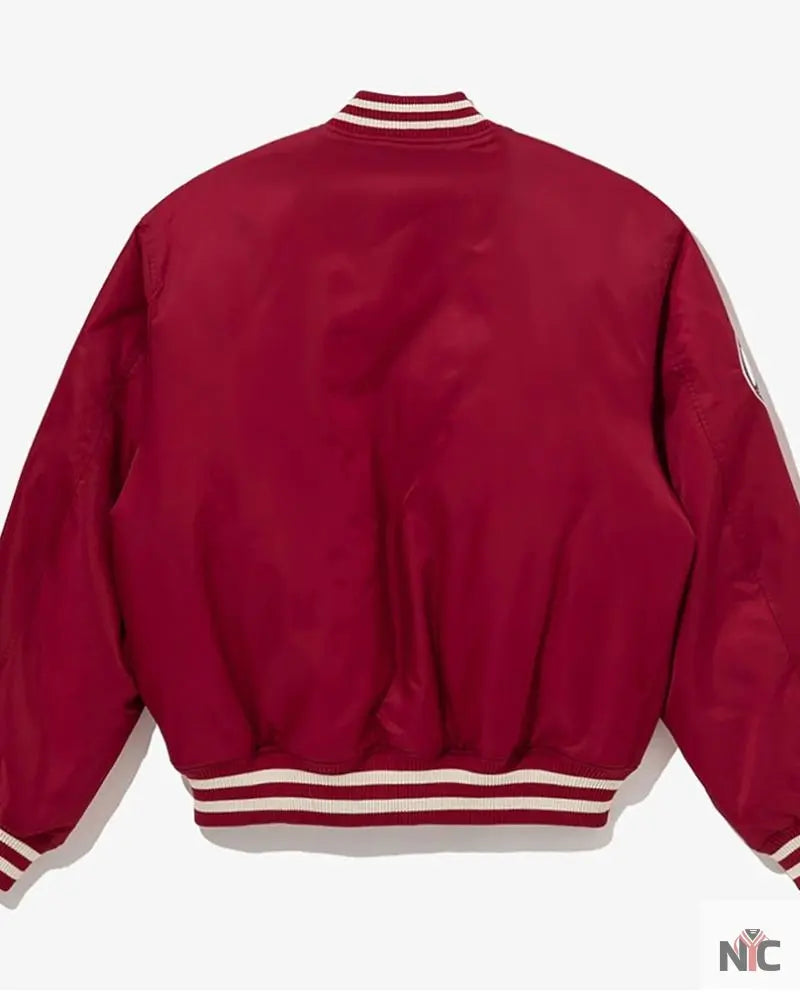 Boston Red Sox Red Cooperstown Satin Jacket Clanton Jacket