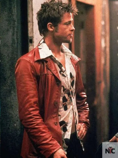 Brad Pitt Fight Club Jacket Clanton Jacket