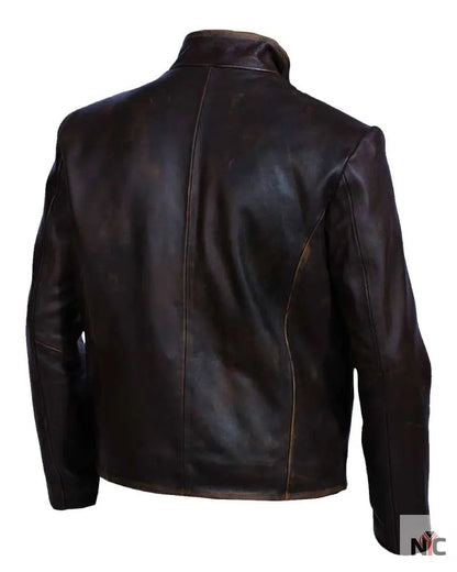 Brent Biker Leather Jacket Clanton Jacket