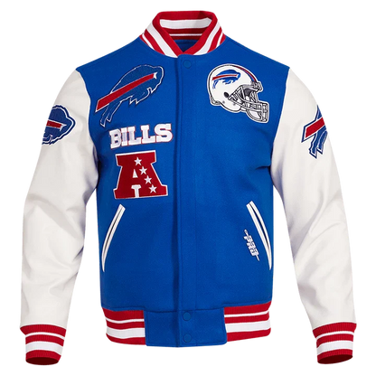 Buffalo Bills Mash Up Wool Varsity Jacket
