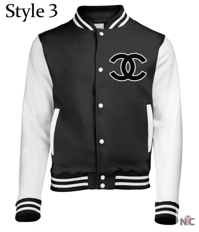 Chanel CC Patch Varsity Jacket Clanton Jacket