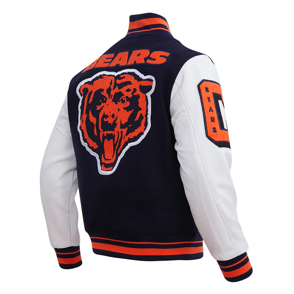 Chicago Bears Mashup Varsity Jacket - side view