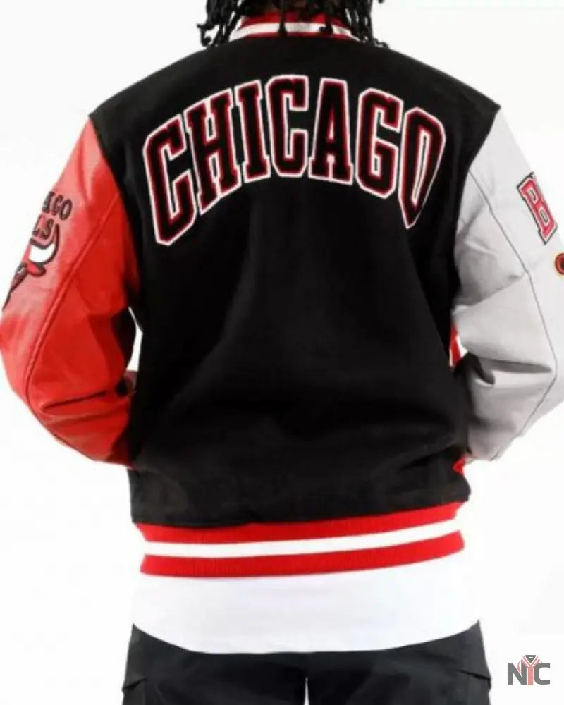 Chicago Bulls 6x Finals NBA Champions Varsity Jacket Clanton Jacket