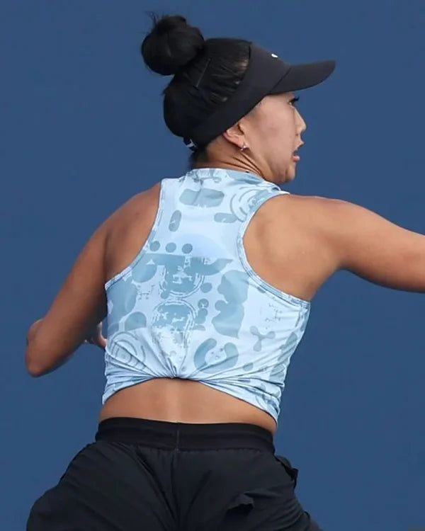 Ann Li China Open 2026 Blue Top - view 2