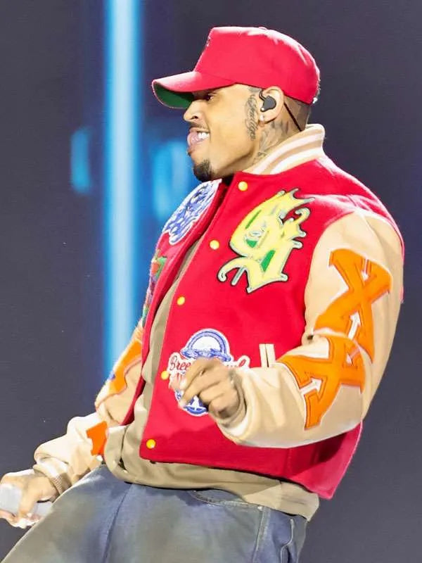 Chris Brown Breezy Bowl XX Varsity Jacket