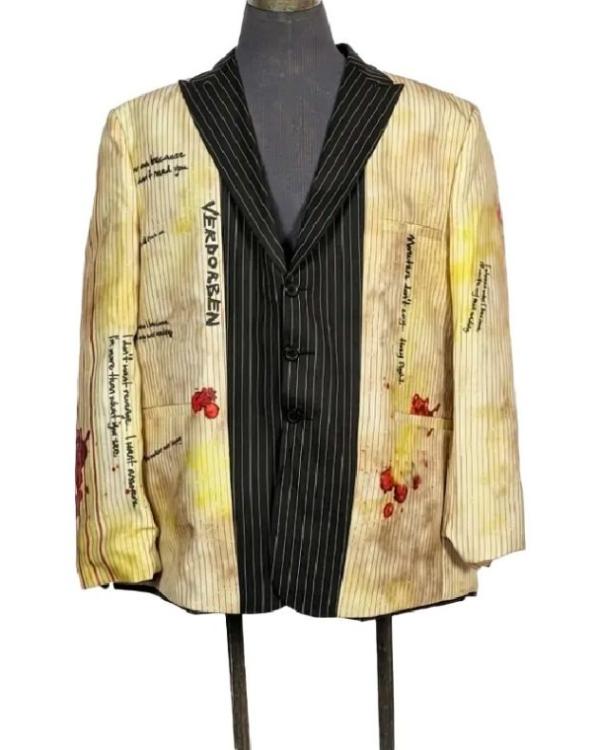 The Bride 2026 Christian Bale White Blazer - view 4