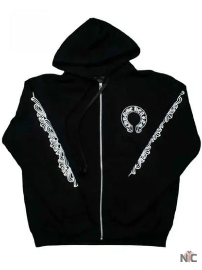 Chrome Hearts Black Fleece Hoodie Clanton Jacket