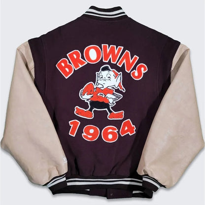 Cleveland Browns 1964 Varsity Jacket - detail view