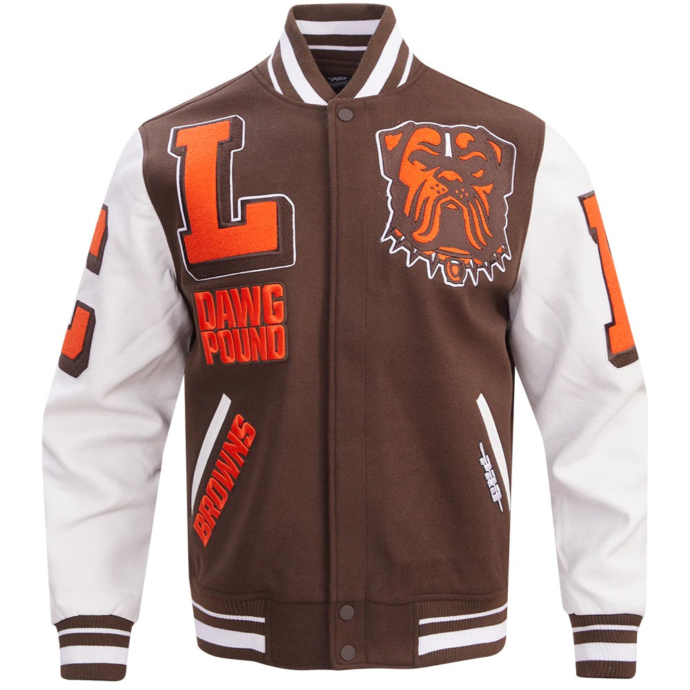 Cleveland Browns Mashup Varsity Jacket