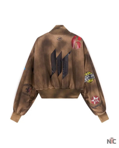 Crash Bomber Tan Clanton Jacket