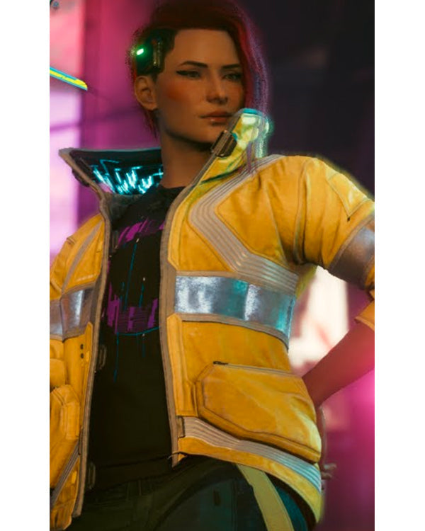 Cyberpunk 2077 Edgerunners Yellow Jacket - view 2