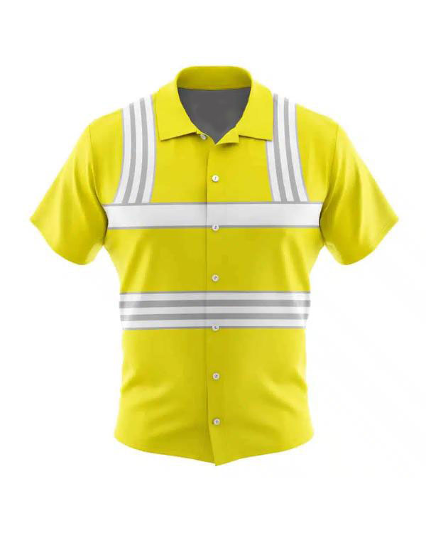 Cyberpunk Edgerunners 2026 Yellow Hawaiian Shirt