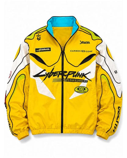 Cyberpunk Edgerunners 2026 Yellow Racing Jacket