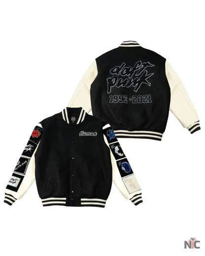 Daft Punk Letterman Unisex Jacket Clanton Jacket