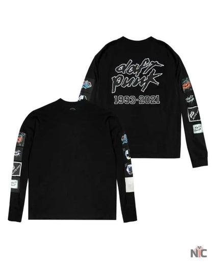 Daft Punk Long Sleeve Tee Clanton Jacket
