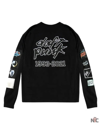 Daft Punk Long Sleeve Tee Clanton Jacket