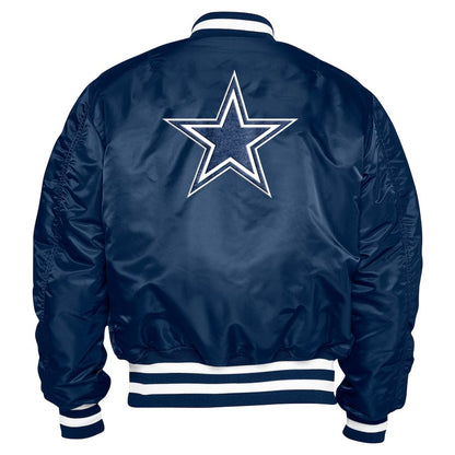 Dallas Cowboys Ma-1 Bomber Jacket - side view