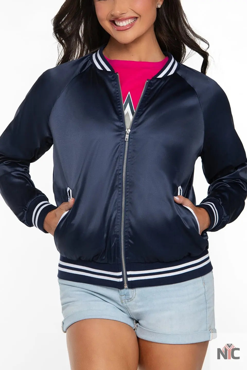 Dallas Cowboys Cheerleader Bomber Jacket Clanton Jacket