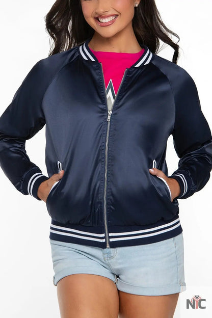 Dallas Cowboys Cheerleader Bomber Jacket Clanton Jacket