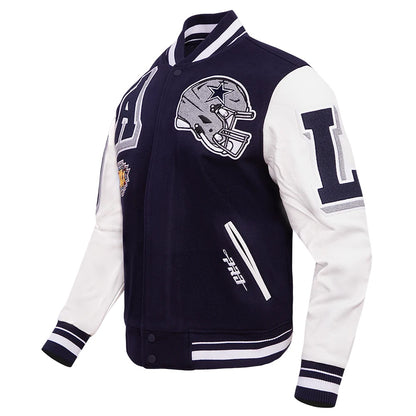 Dallas Cowboys Mashup Varsity Jacket - back view