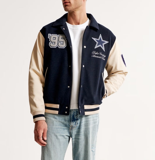 Dallas Cowboys Varsity Bomber Jacket - back view