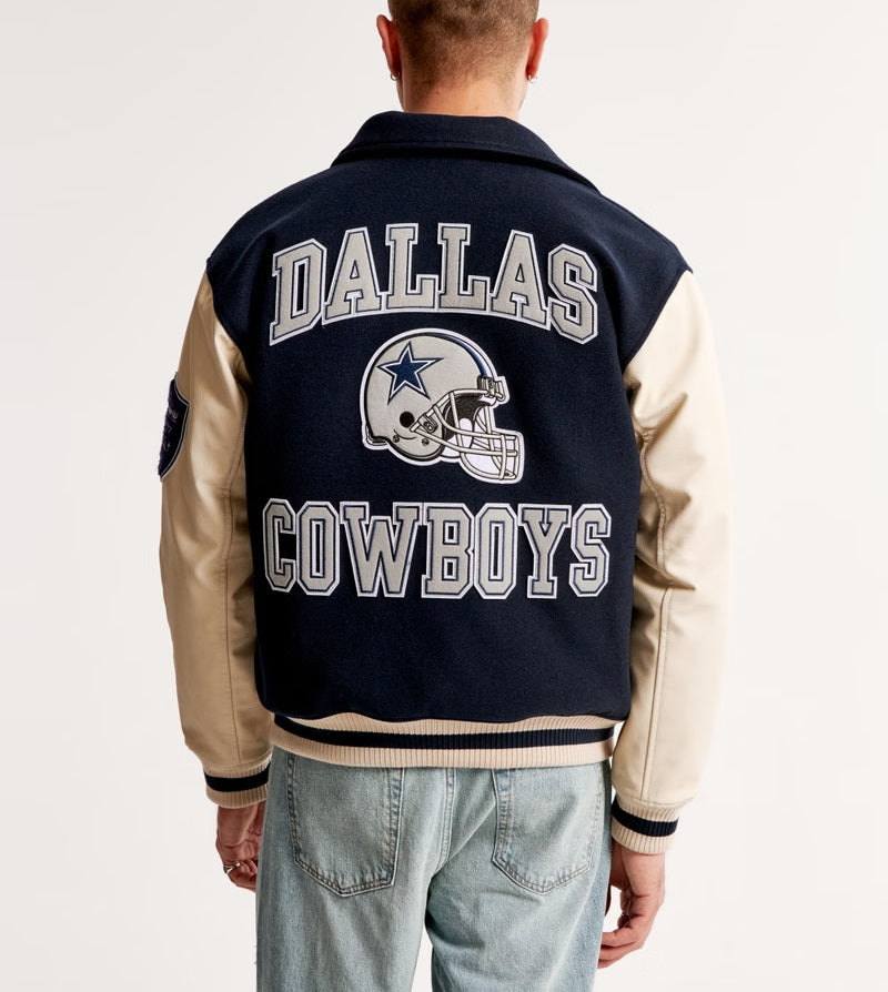 Dallas Cowboys Varsity Bomber Jacket - side view