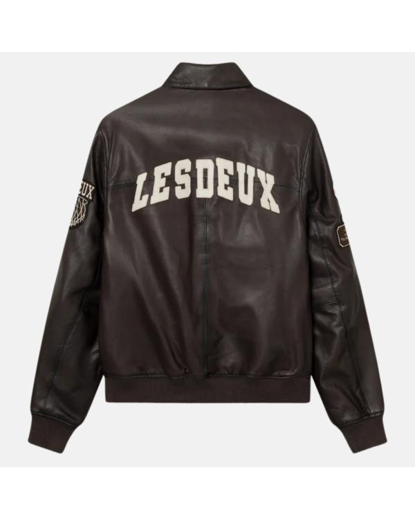 Daredevil Born Again S02 Michael Gandolfini Leather Varsity Jacket - view 3