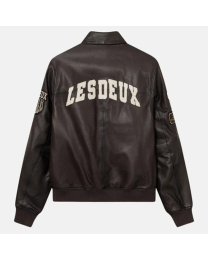Daredevil Born Again S02 Michael Gandolfini Leather Varsity Jacket - view 3