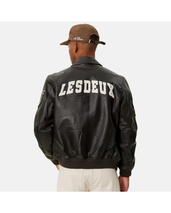 Daredevil Born Again S02 Michael Gandolfini Leather Varsity Jacket - view 4