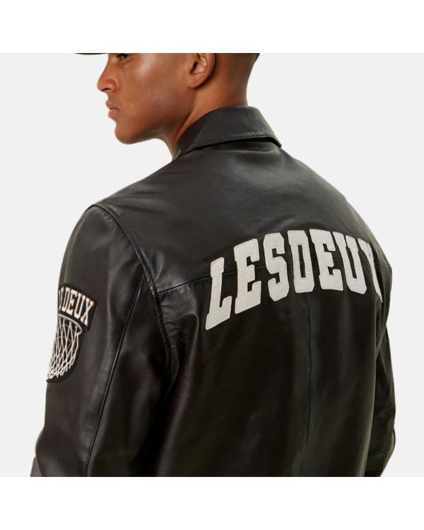 Daredevil Born Again S02 Michael Gandolfini Leather Varsity Jacket - view 5