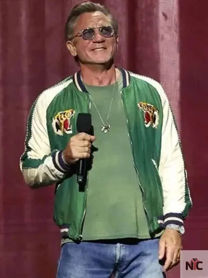 Daniel Craig Tudum 2025 Bomber Jacket Clanton Jacket