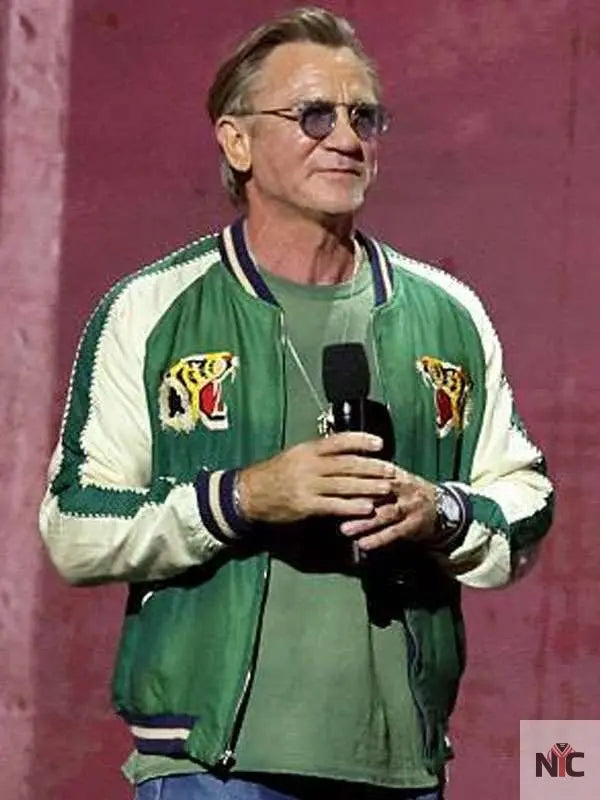 Daniel Craig Tudum 2025 Bomber Jacket Clanton Jacket