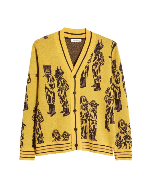 Reasonable Doubt S04 Tim Jo Masked Man Graphic Cardigan - view 2