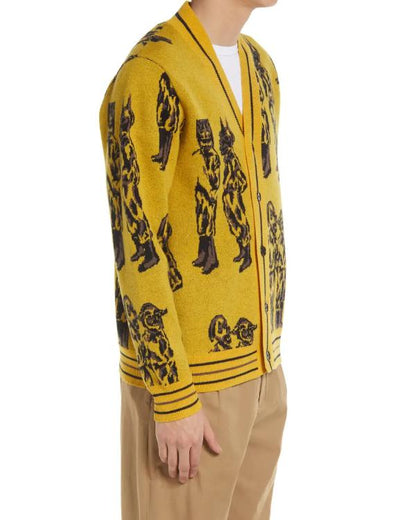 Reasonable Doubt S04 Tim Jo Masked Man Graphic Cardigan - view 5