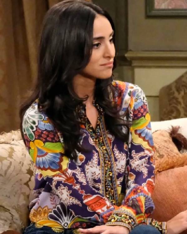 Days of Our Lives Cherie Jimenez Silk Blouse WorthVee