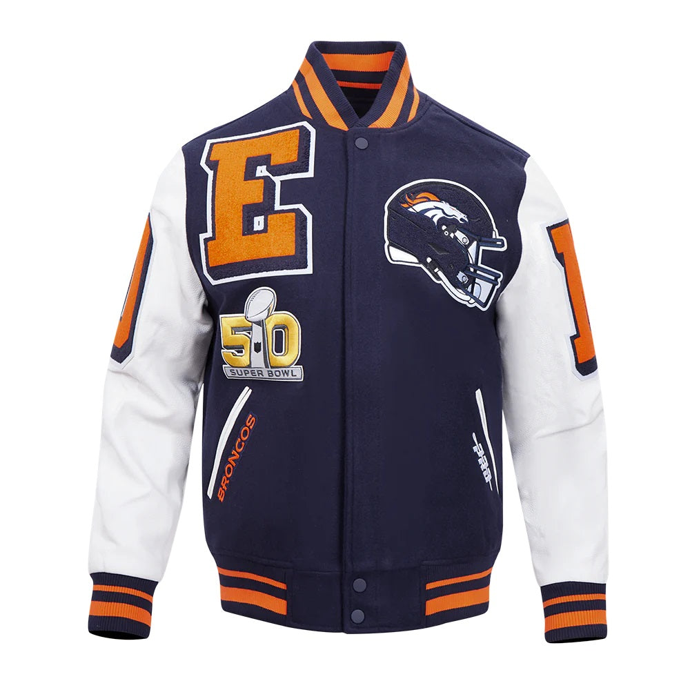 Denver Broncos Mashup Varsity Jacket
