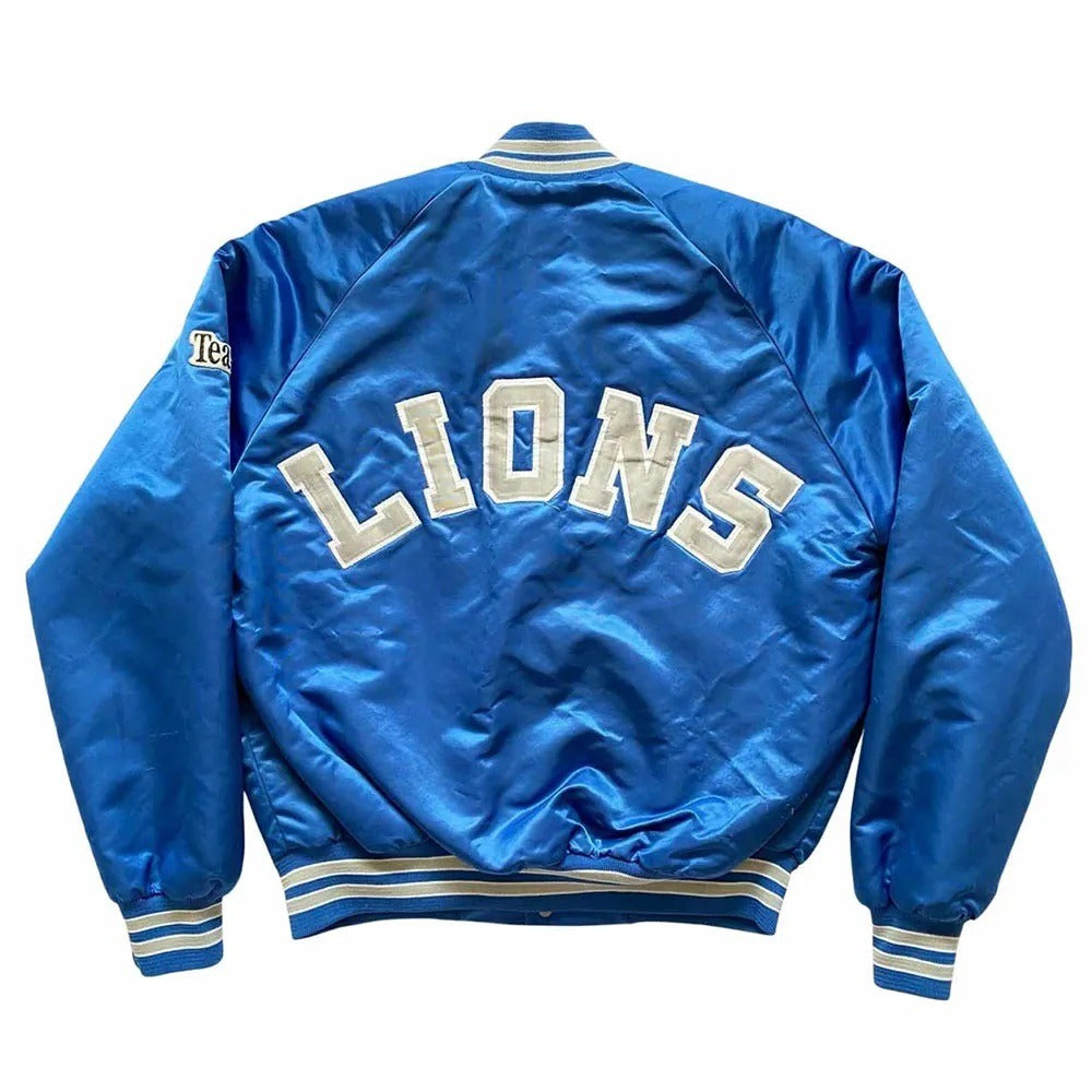 Detroit Lions 80’s Jacket - back view