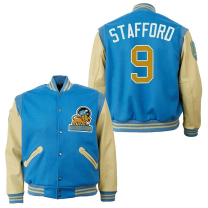 Detroit Lions 9 Matthew Stafford Jacket - side view