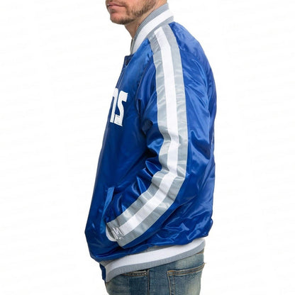 Calvin Johnson Detroit Lions Jacket - back view
