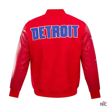 Detroit Pistons Classic Wool Varsity Jacket Clanton Jacket